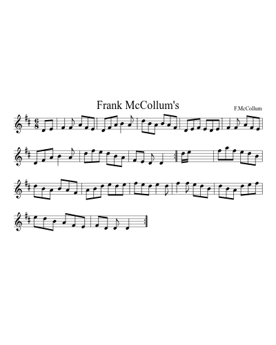 Frank McCollum's preview