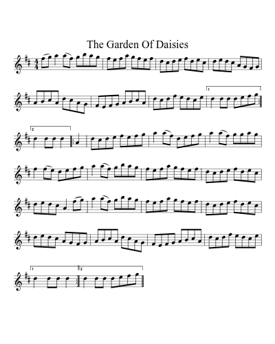 The garden of daisies (Version 4)
