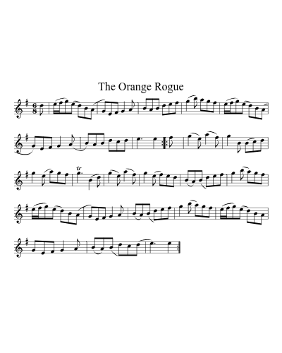 The Orange Rogue (Version 2)