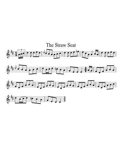 The Straw Seat (Version 2) sheet music preview