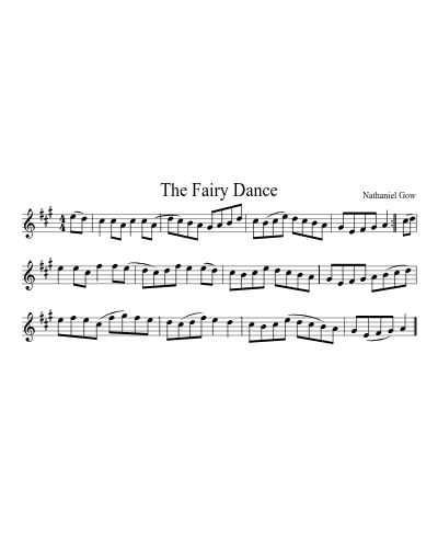 The Fairy Dance (Version 2) sheet music preview