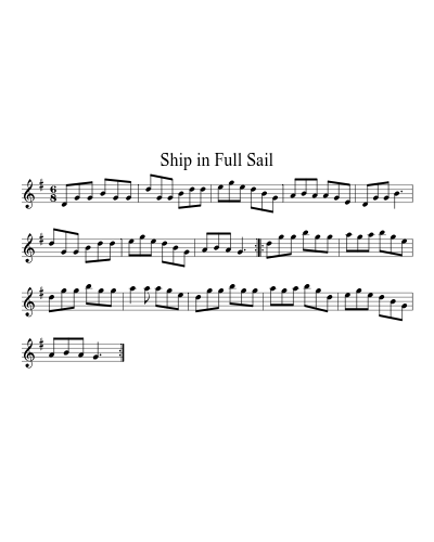 Ship in Full Sail (Version 2)