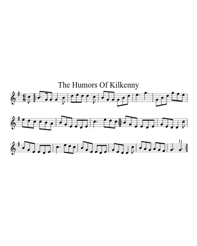 The Humors Of Kilkenny