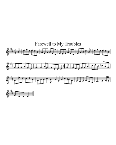 Farewell To My Troubles (Version 2)