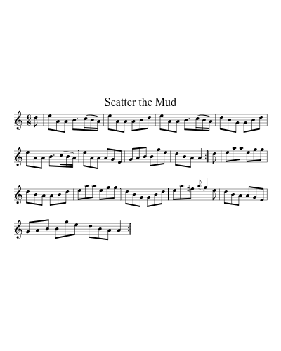 Scatter the Mud (Version 5)