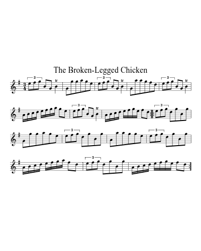 The Broken-Legged Chicken sheet music preview