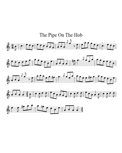 The Pipe On The Hob (Version 3) sheet music preview