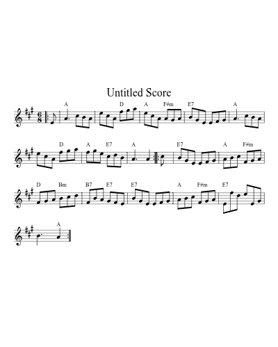 ABC Jig sheet music preview