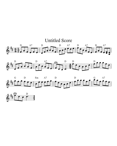 ABC Jig (Version 2) sheet music preview