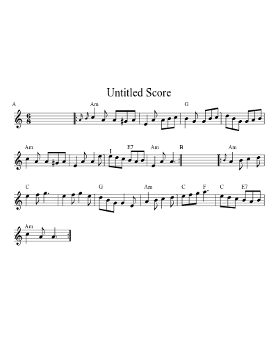 ABC Jig (Version 4) sheet music preview