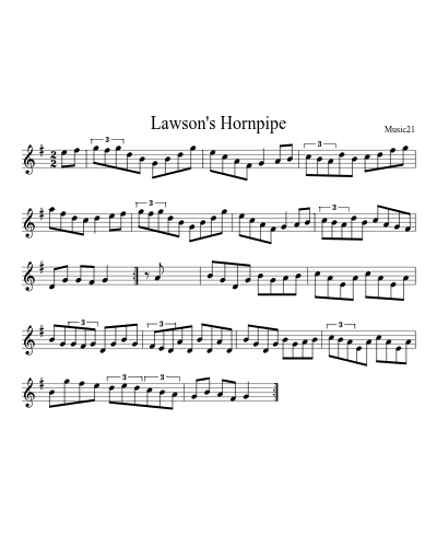 Lawson's Hornpipe preview