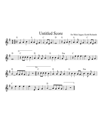 AMans AMan For AThat (Version 4) sheet music preview