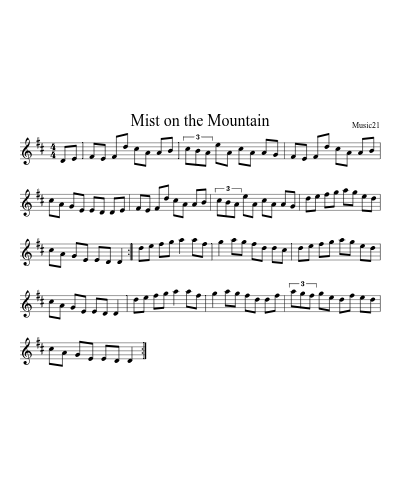 Mist on the Mountain