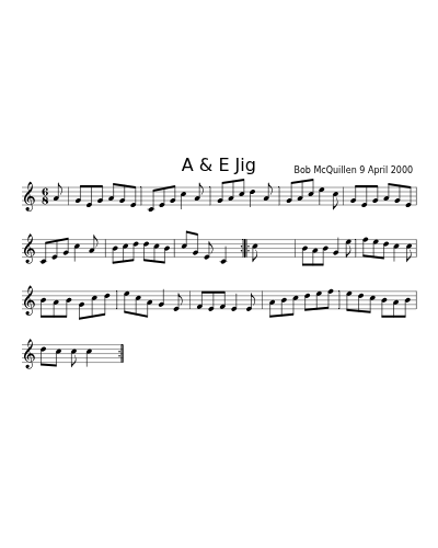 A & E Jig (A And E Jig)