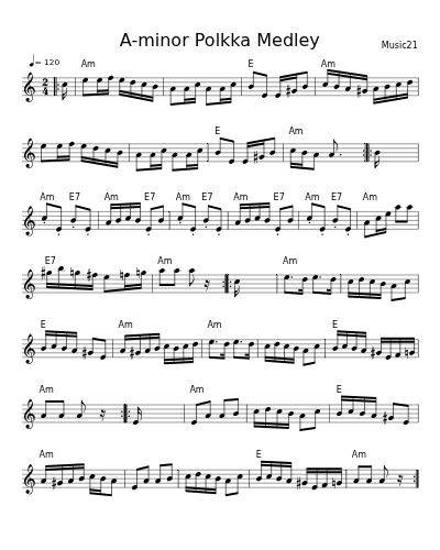 A-minor Polkka Medley preview