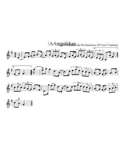 \AArepolskan sheet music preview