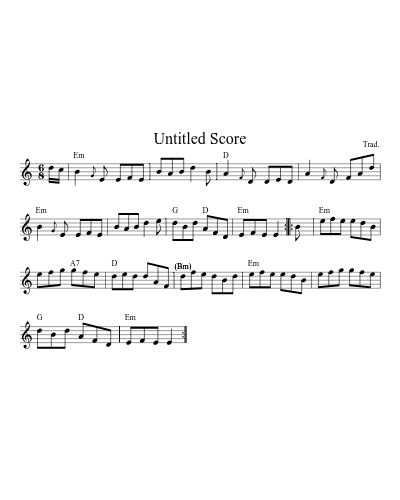 Abbot Of Unreason (Version 4) sheet music preview