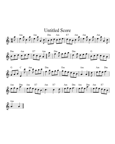 Abbots Bromley Horn Dance (Version 3) sheet music preview