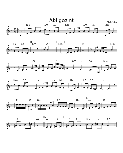 Abi gezint (Version 2)