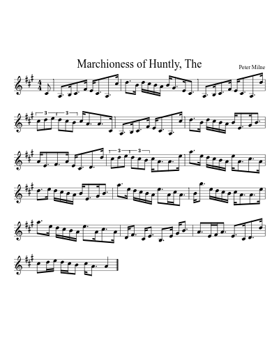 Marchioness of Huntly, The