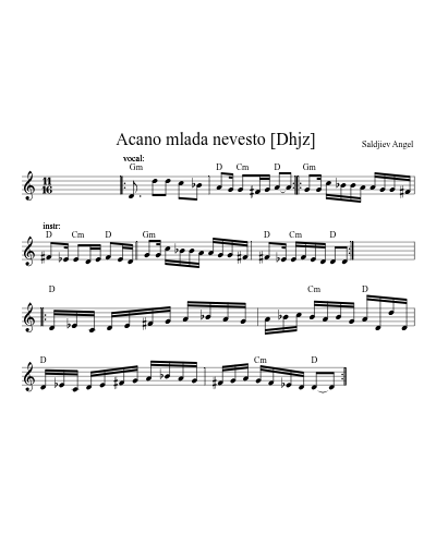 Acano mlada nevesto  [Dhjz] (Version 9)