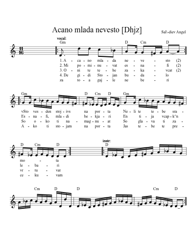 Acano mlada nevesto  [Dhjz] (Version 10)
