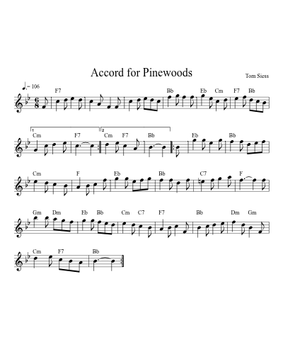 Accord For Pinewoods (Version 2) preview