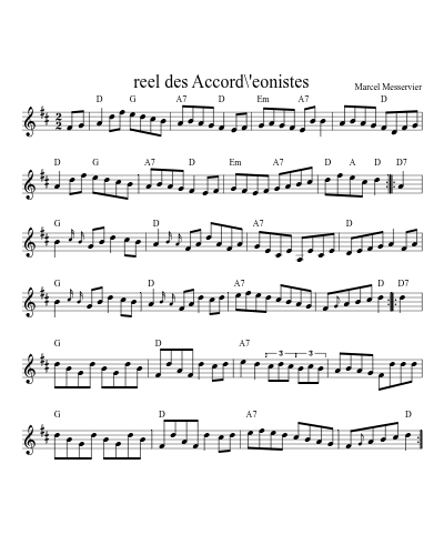 reel des Accord\'eonistes (Accordeonistes) preview
