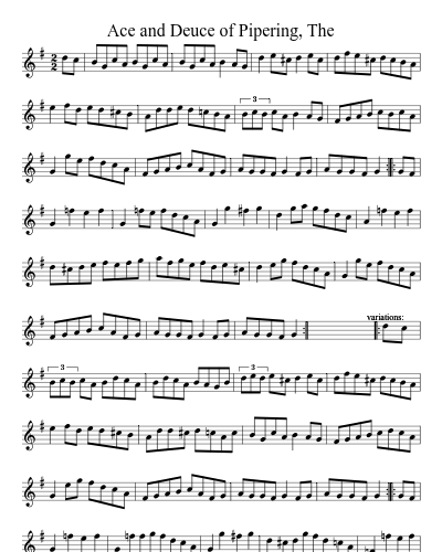 Ace and Deuce of Pipering, The preview