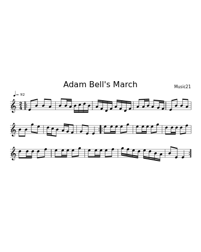 Adam Bell's March
