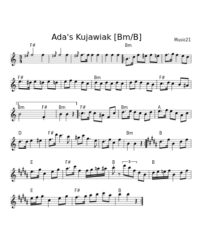Ada's Kujawiak    [Bm/B]