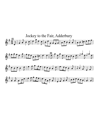 Jockey to the Fair, Adderbury