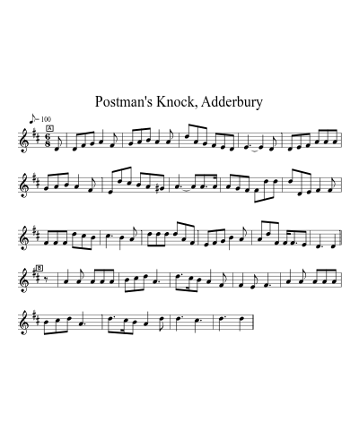 Postman's Knock, Adderbury