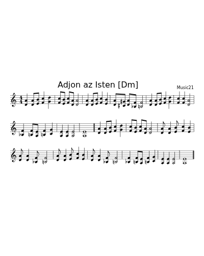 Adjon az Isten    [Dm]