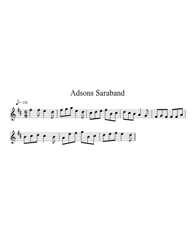 Adsons Saraband (Version 2)