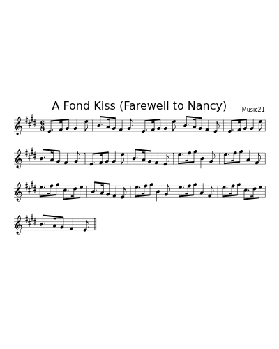 A Fond Kiss (Farewell to Nancy) (Version 3)