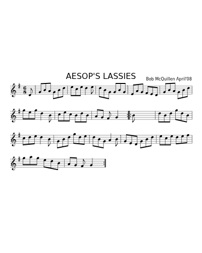 AESOP'S LASSIES (Version 2)