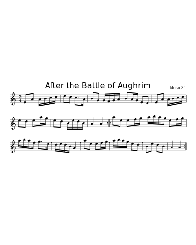 After the Battle of Aughrim (Version 3)