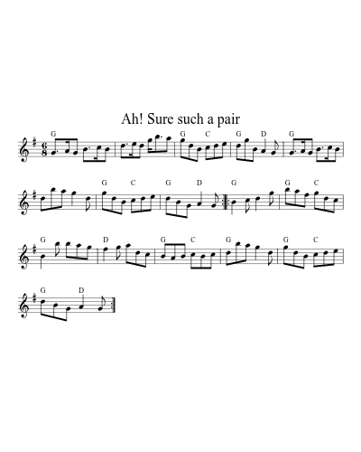 Ah! Sure such a pair (Version 3)