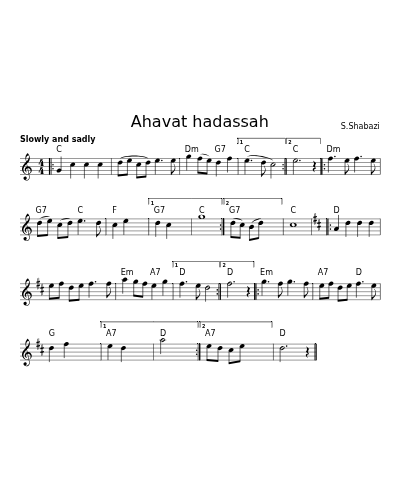 Ahavat hadassah (Version 2)