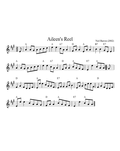 Aileen's Reel (Version 2)