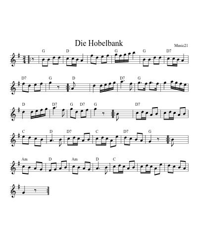 Die Hobelbank