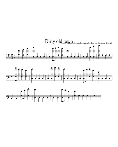 Dirty old town (Version 2)