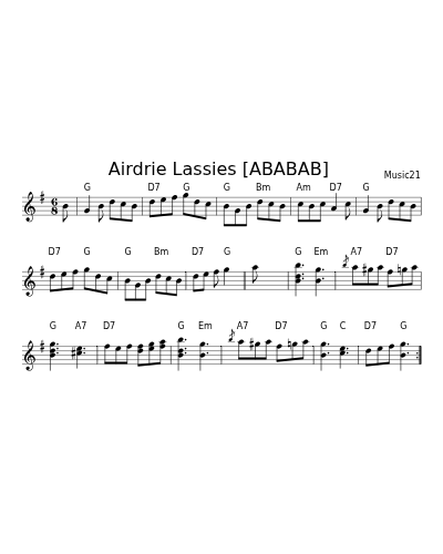 Airdrie Lassies  [ABABAB]