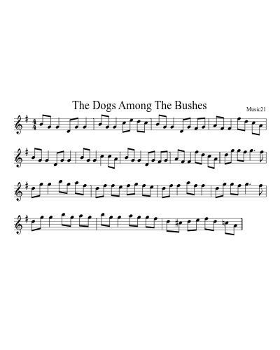 The Dogs Among The Bushes