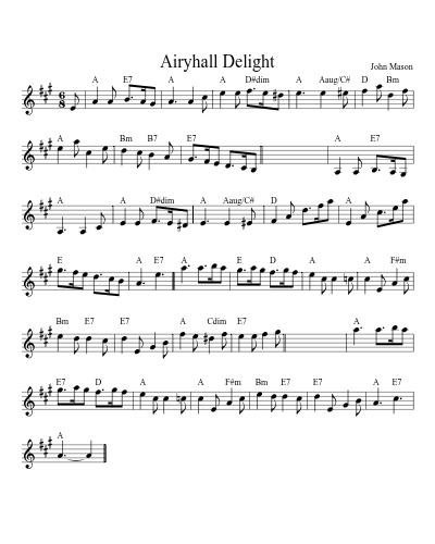 Airyhall Delight (Version 6)