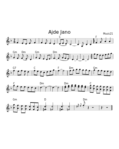 Ajde Jano (Version 2)