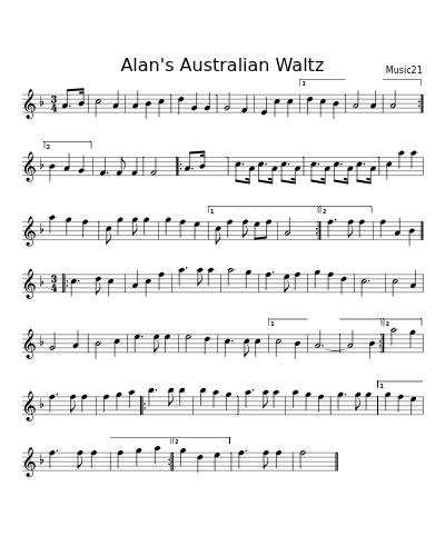 Alan's Australian Waltz