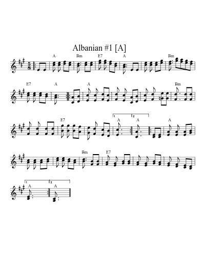 Albanian #1    [A] (Version 3)