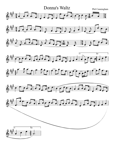 Donna's Waltz (Version 3)